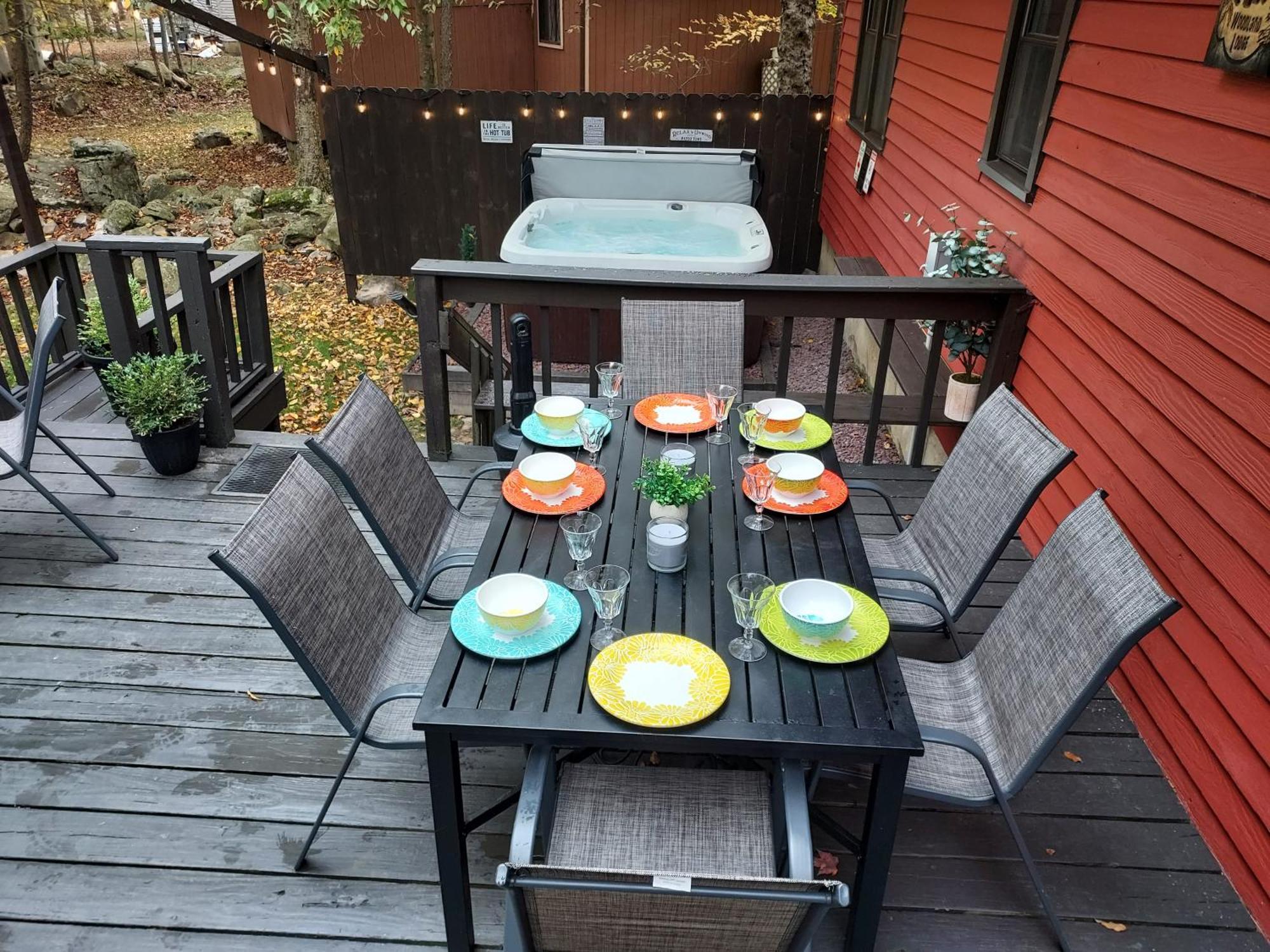 Chalet Renovated Near Casino, Camelback , Kalahari 4Bdrms Firepit Hot Tub Game Room Tobyhanna Екстериор снимка